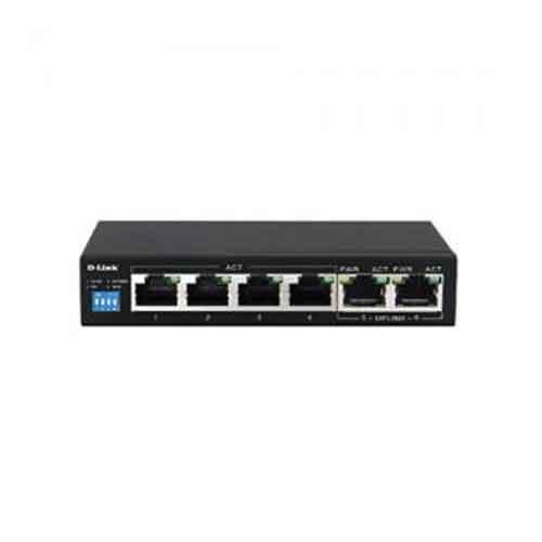 D Link DES F1006P E 6 Port Unmanaged PoE Switch price in hyderabad, telangana, nellore, vizag, bangalore