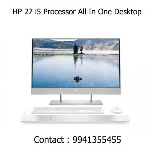 HP 27 i5 Processor All In One Desktop price in hyderabad, telangana, nellore, vizag, bangalore