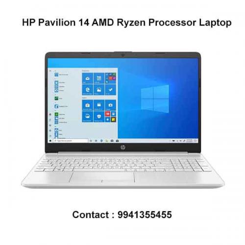 HP Pavilion 14 AMD Ryzen Processor Laptop price in hyderabad, telangana, nellore, vizag, bangalore
