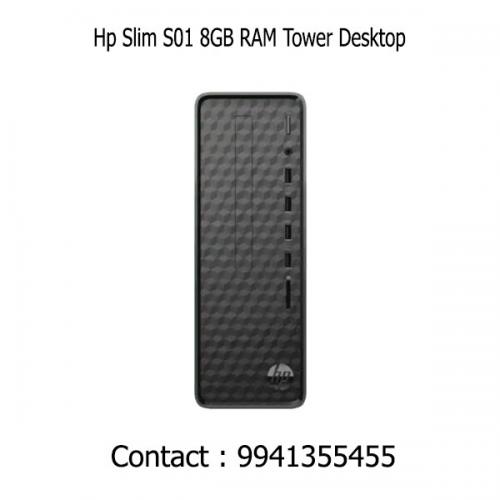 Hp Slim S01 8GB RAM Tower Desktop price in hyderabad, telangana, nellore, vizag, bangalore